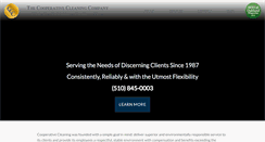 Desktop Screenshot of cooperativecleaning.com
